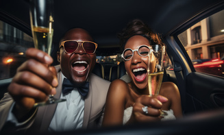 Chauffeur service for anniversary dinner in Evergreen, CO